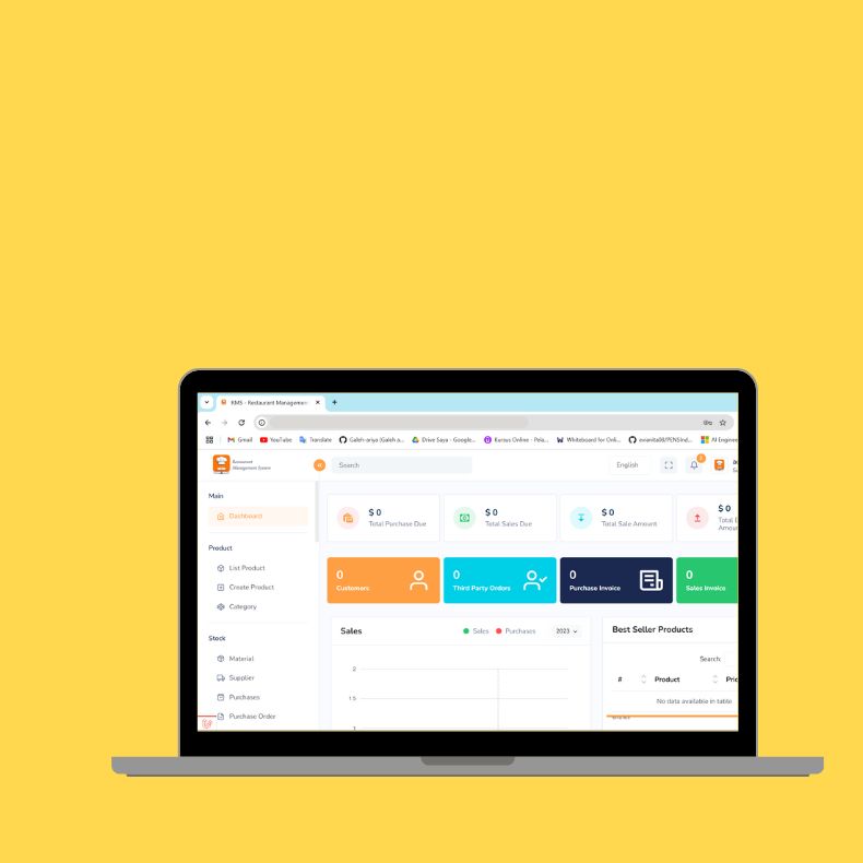 Restaurant management web application